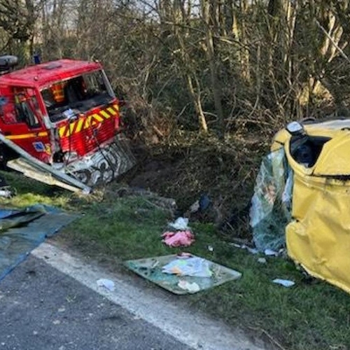 Un homme héliporté à Reims après une collision avec un camion de...